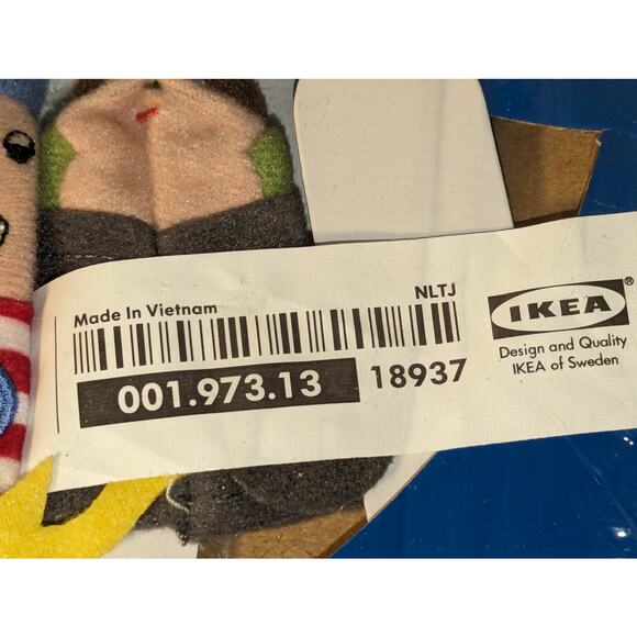 Ikea Klappar Cirkus Finger assorted Puppets Circus Set Tent New - Picture 6 of 7